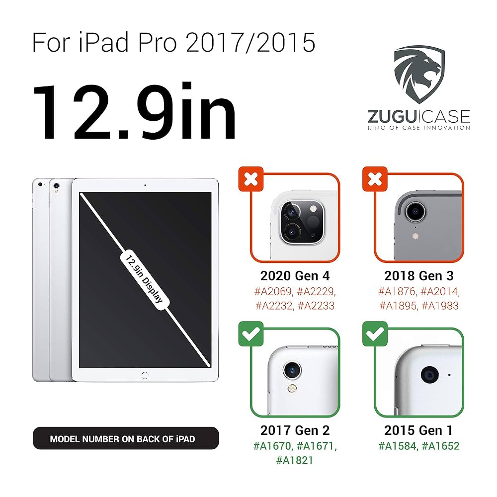 ZUGU iPad Pro 12.9 Case 2015/2017 1st / 2nd Generation
